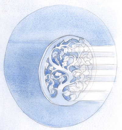 Proprio come un disegno rotto (su un piatto d