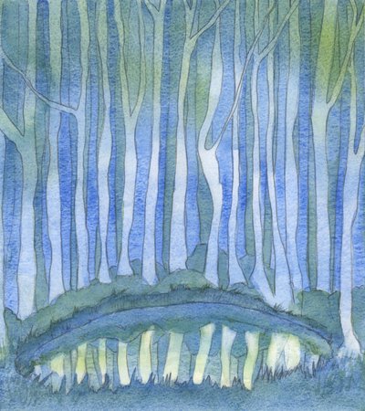 Proprio come una persona in un bosco non può vedere le profondità di una piscina profonda nella foresta, così nessuno può 