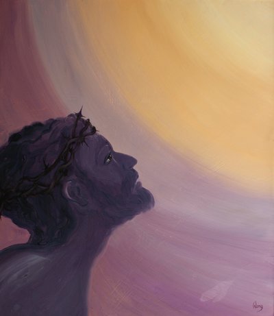 Sulla Croce Gesù amava i suoi simili con il Suo amore divino e offriva una riparazione infinita per le loro offese, 2001 da Elizabeth Wang