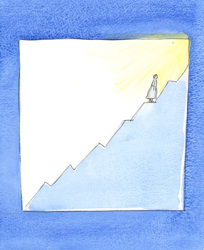 Il nostro progresso verso il Paradiso può essere come un grafico delle vendite da Elizabeth Wang