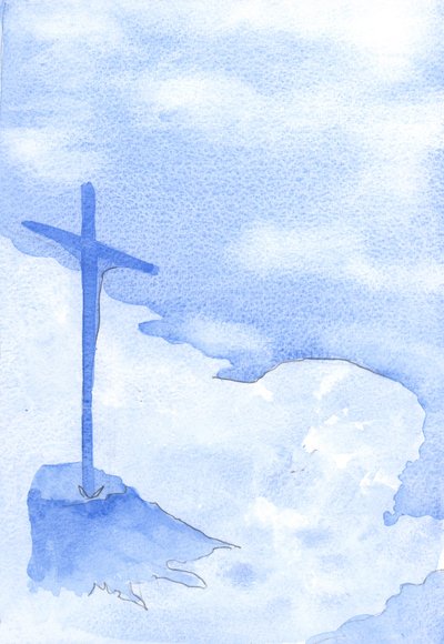 Le persone in ogni città e villaggio devono le grazie ora offerte loro ai meriti di Cristo, che offre il Suo Sacrificio sul nostro altare da Elizabeth Wang