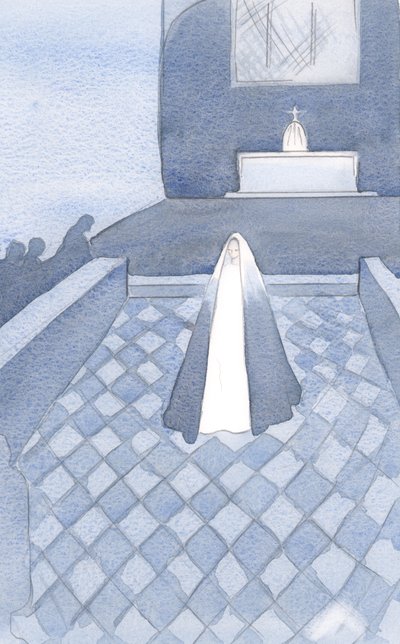 Colei che è pura come Cristo, stava tra questi frati domenicani a Oxford che vivono per Suo Figlio, legati dai loro voti triplici da Elizabeth Wang