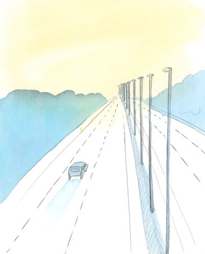 Qualcuno che segue una via umile, tranquilla e perseverante di preghiera e fedeltà a Dio, è sulla via del Cielo, 2004 da Elizabeth Wang