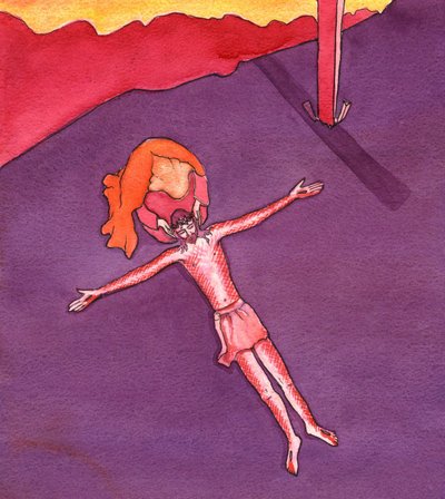La Beata Vergine Maria era con Cristo alla fine della Sua vita, 2001 da Elizabeth Wang