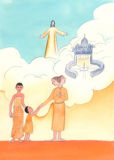 La vita cattolica consiste in amore e obbedienza da Elizabeth Wang