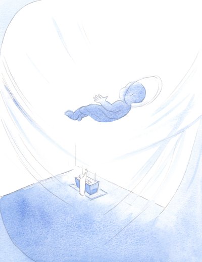 Il Bambino Gesù si è offerto al Padre alla Messa di Mezzanotte a Natale, offrendo amorevolmente la Sua vita per la gloria del Padre da Elizabeth Wang