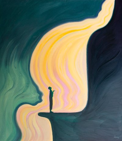 Il Padre versa una cascata di grazia su di noi quando preghiamo nel nome di Cristo da Elizabeth Wang