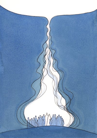 La Grande Fiamma della preghiera da Elizabeth Wang