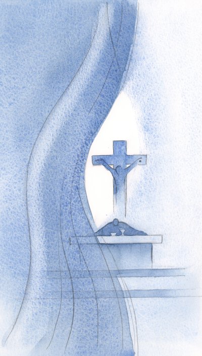Lo Spirito Santo perfora il velo durante la Santa Messa e ci rivela il mistero delle sofferenze di Cristo. da Elizabeth Wang