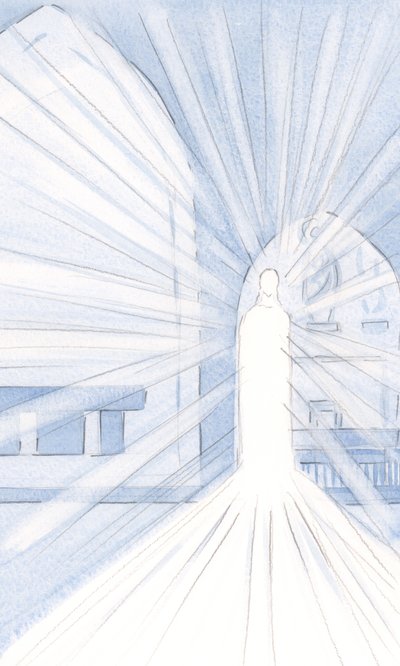La Luce di Cristo nel Santissimo Sacramento irradia la sua luminosità nella nostra Chiesa e su tutto il mondo da Elizabeth Wang
