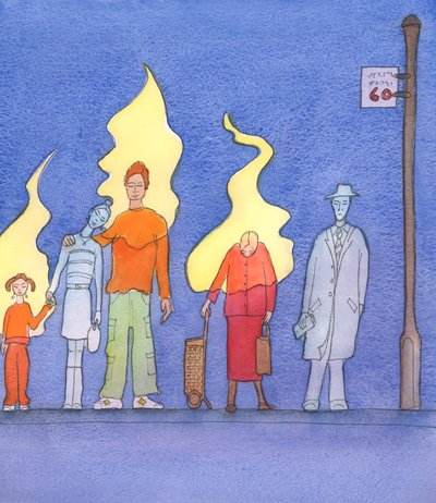 Lo Spirito di Cristo vive in coloro che lo accettano con fede e amore, 2002 da Elizabeth Wang