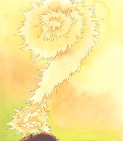 La gloria del cielo, che sembra essere come un sole glorioso, vista dalla vita terrena, si estende verso l