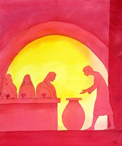 Il miracolo di Cana da Elizabeth Wang