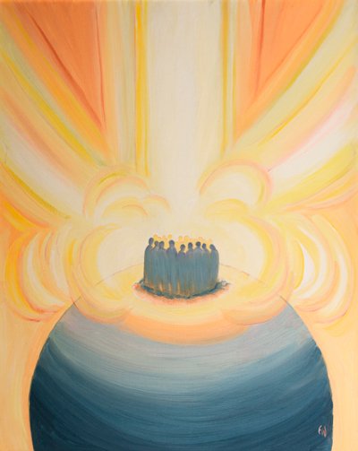 Attraverso Cristo la luce del Paradiso ci avvolge ad ogni Messa da Elizabeth Wang