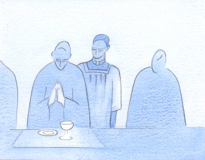 Possiamo cercare di agire verso Cristo come questo sacerdote ha agito verso il suo vescovo: vigile e disposto in ogni momento a essere di servizio da Elizabeth Wang