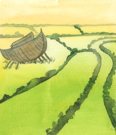 Viviamo in un paese apparentemente pacifico e civilizzato; ma accadono cose terribili per le quali pochi individui o gruppi sono disposti a protestare, 2005 (acquerello su carta) da Elizabeth Wang
