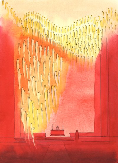 Saremmo sorpresi se potessimo vedere quanto sono grati i Santi e gli Angeli, quando li salutiamo e li onoriamo in chiesa da Elizabeth Wang