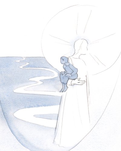 Quando mi affido a Cristo, in preghiera silenziosa, sono come un piccolo bambino che viene portato nella Sua vitalità e gioia da Elizabeth Wang