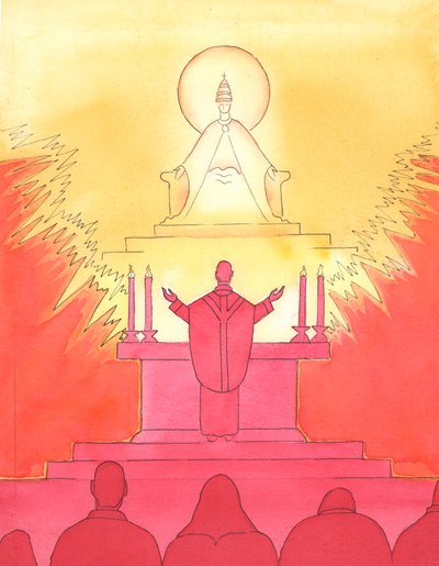 Quando sacerdote e popolo guardano tutti nella stessa direzione durante la Messa, guardano tutti insieme verso il Padre, per lodarlo attraverso Cristo da Elizabeth Wang