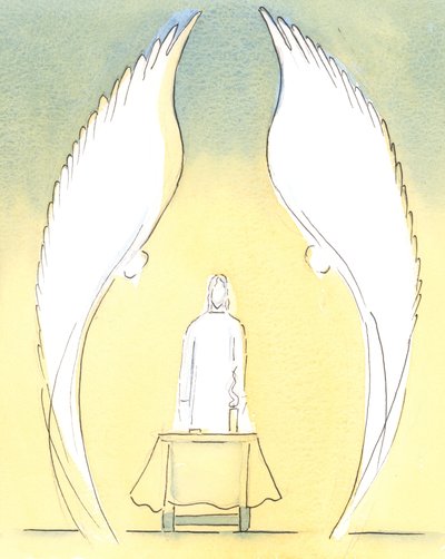 Quando il Santissimo Sacramento viene portato a casa di una persona malata, è veramente Cristo che è Sacramentalmente Presente lì, custodito come sempre dagli Angeli che Lo amano e Lo adorano da Elizabeth Wang