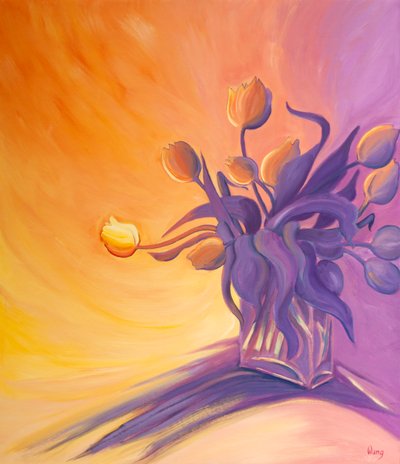 Quando vedremo Dio in Cielo vedremo la pura, infinita, perfetta bellezza da cui è tratta questa bellezza naturale da Elizabeth Wang
