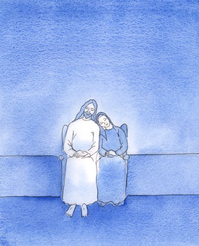 Con un cuore pacifico e una coscienza tranquilla, un amico felice di Cristo può 