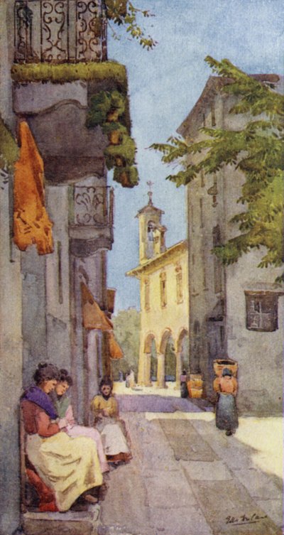 Una strada a Orta da Ella Du Cane