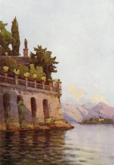 Un muro di terrazza, Lago Maggiore da Ella Du Cane