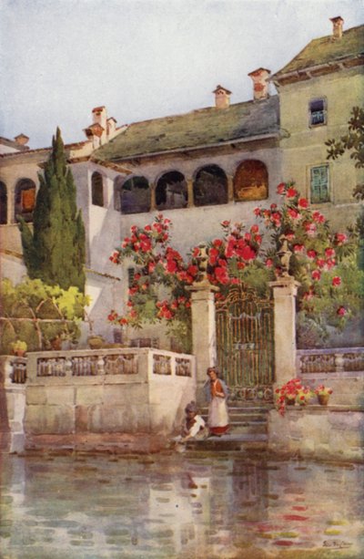 Un giardino di villa, Lago d