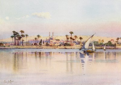 Il Cairo e la cittadella da Giza da Ella Du Cane