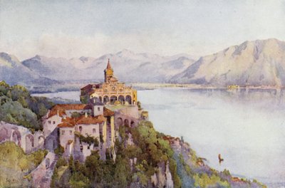 La Madonna del Sasso, Locarno, Lago Maggiore da Ella Du Cane
