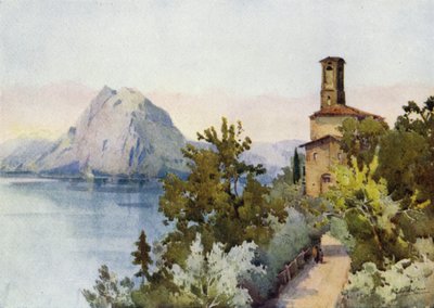 Monte San Salvatore, Lago di Lugano da Ella Du Cane