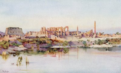 Il tempio di Karnak da Ella Du Cane