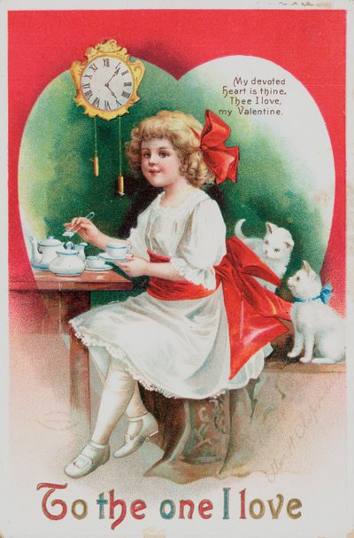 Cartolina di San Valentino americana da Ellen Hattie Clapsaddle
