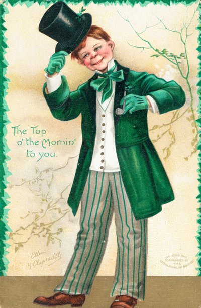 Cartolina del Giorno di San Patrizio da Ellen Hattie Clapsaddle