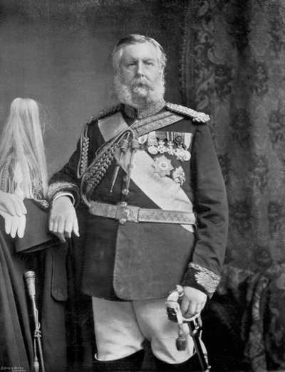 Generale Principe Edoardo di Sassonia-Weimar da Elliott and Fry