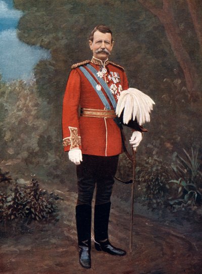 Generale Sir Charles Warren, soldato britannico, 1902 da Elliott and Fry