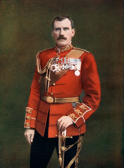 Maggior Generale Hector Archibald MacDonald, soldato britannico, 1902 da Elliott and Fry