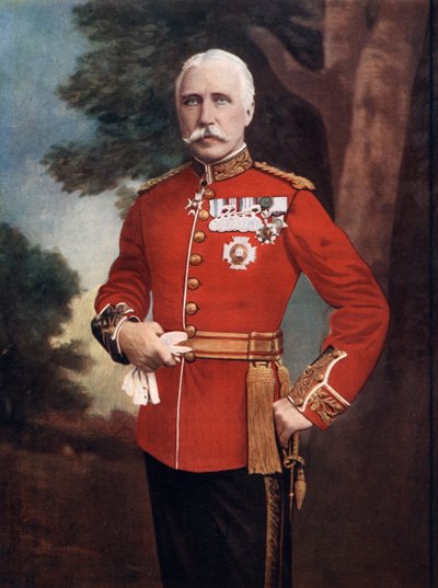 Maggior Generale Sir Bindon Blood, soldato britannico, 1902 da Elliott and Fry