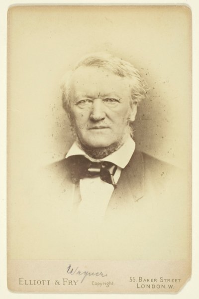 Ritratto di Wagner da Elliott and Fry