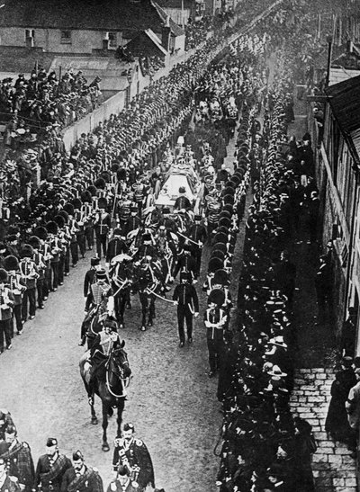 La morte della regina Vittoria, 1901 1937 da Elliott and Fry