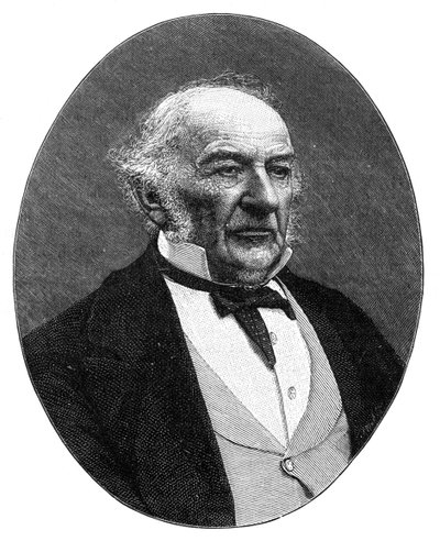 William Ewart Gladstone, statista e Primo Ministro del Partito Liberale Britannico, c1890 da Elliott and Fry