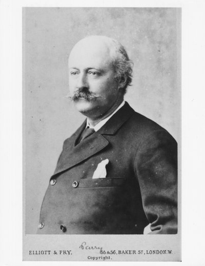 Ritratto di Sir Hubert Parry (1848-1918) da Elliott und Fry Studio