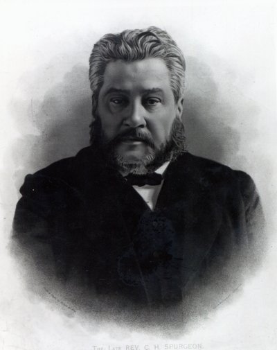 Reverendo Charles Haddon Spurgeon, da una fotografia di Elliot und Fry da Elliott und Fry Studio