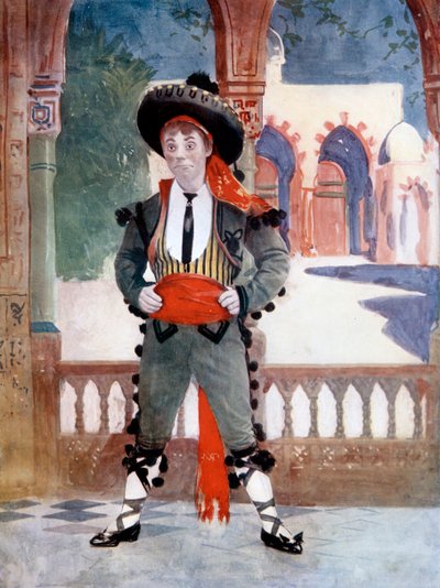Edmund Payne in The Toreador, c1902 da Ellis and Walery