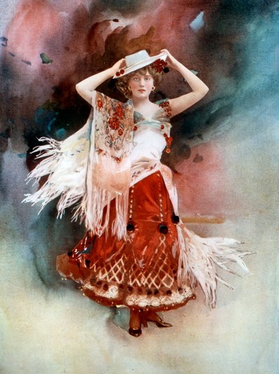 Evie Greene in Kitty Grey, c. 1902 da Ellis and Walery