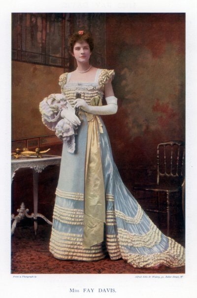 Fay Davis, attrice teatrale americana, 1901 da Ellis and Walery