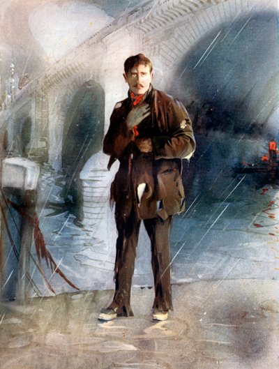Sir Charles Henry Hawtrey in A Message from Mars, c1902 da Ellis and Walery