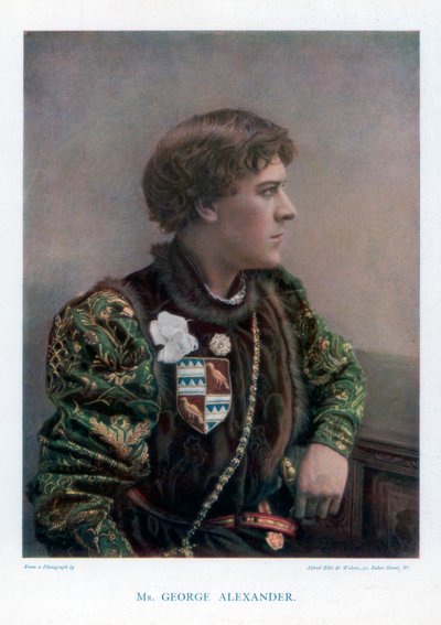 Sir George Alexander, attore e direttore teatrale inglese, 1901 da Ellis and Walery