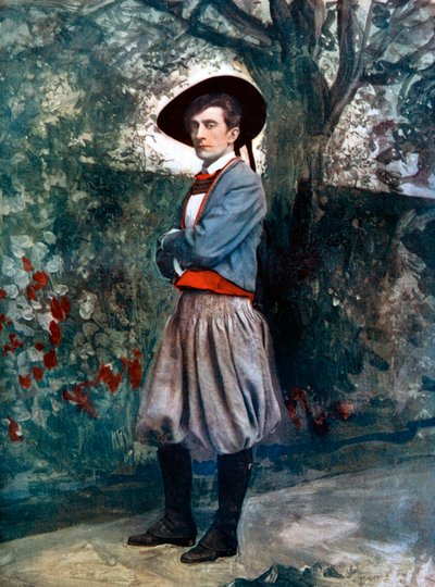 Sir Johnston Forbes-Robertson in Il Sacramento di Giuda da Ellis and Walery